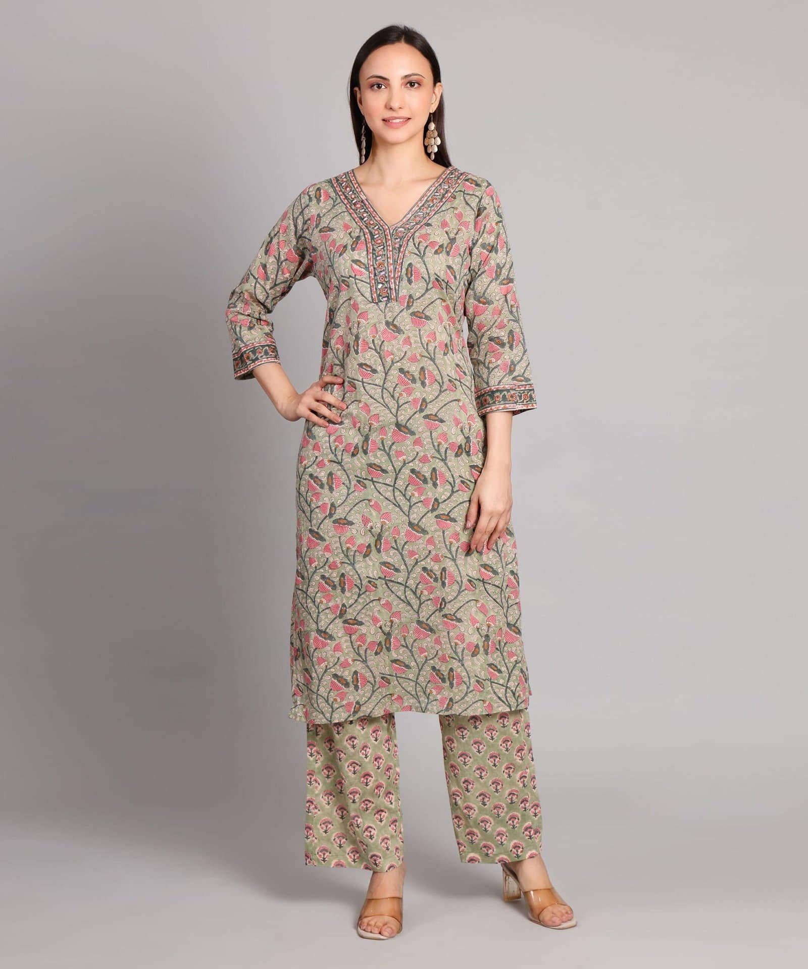 Handblock Printed Kurta Sets